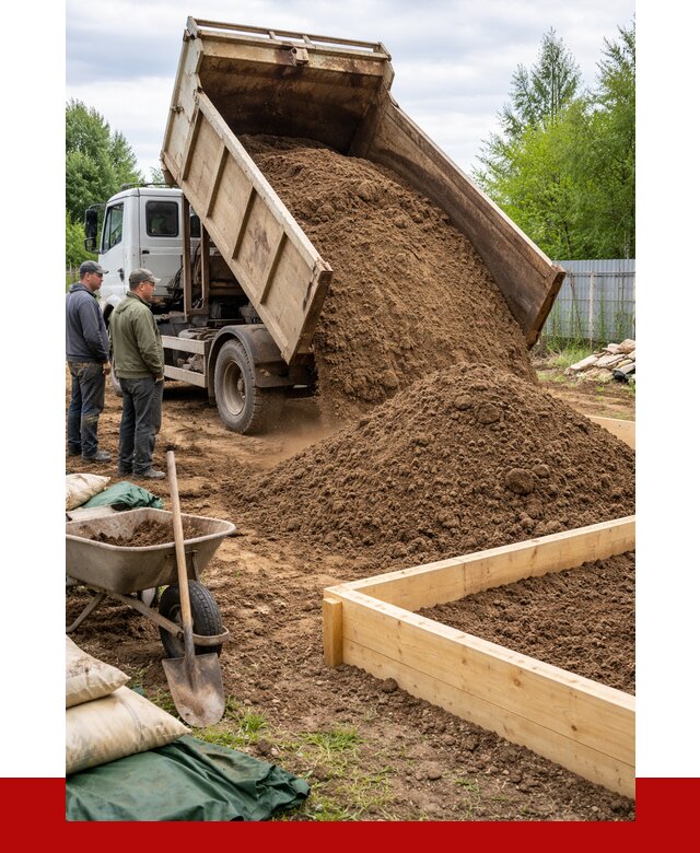 Торфо песчаная смесь в Рузаевке с доставкой от 1918 р. | ПРОНЕРУДРзв