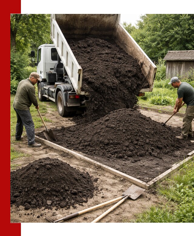 Купить чистый чернозем для огорода с доставкой в Рузаевке