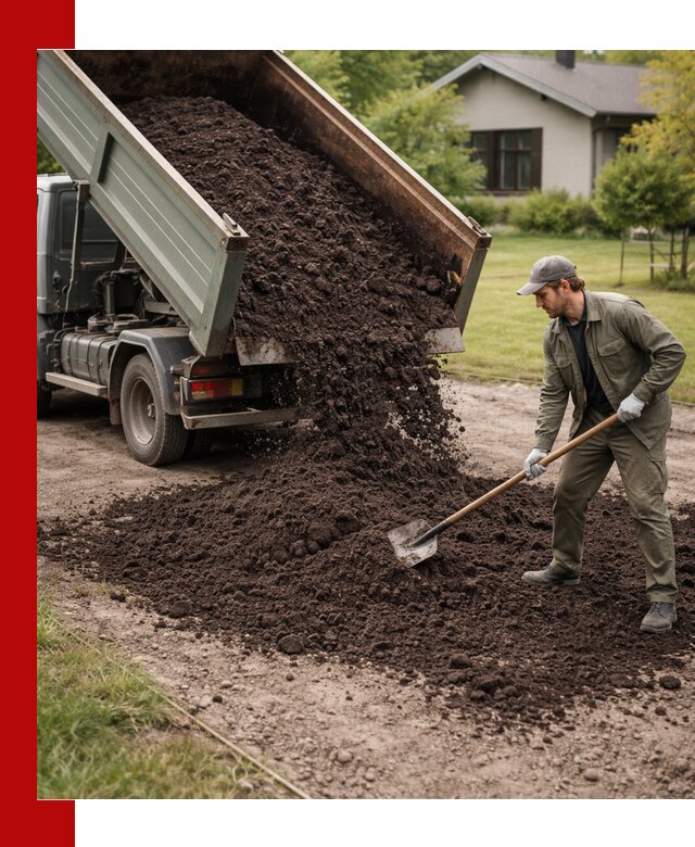 Чернозем для газона с доставкой в Рузаевке быстро и качественно