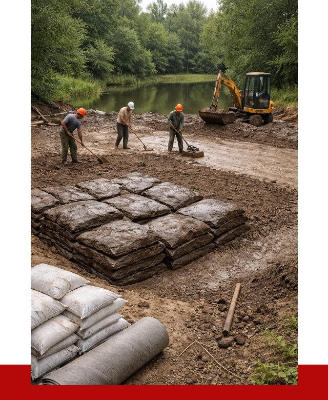 Купить глину для пруда в Рузаевке от 4666 р. с доставкой | ПРОНЕРУДРзв