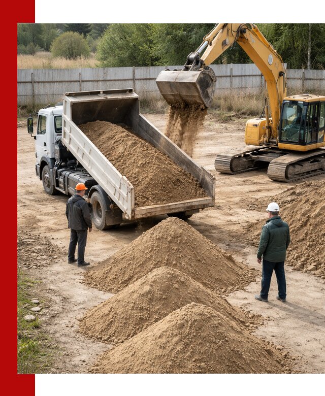 Доставка супеси вагонными и автопартиями в Рузаевке