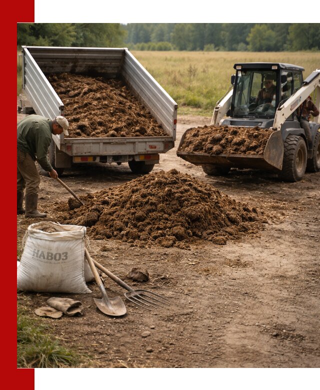 Доставка конского навоза в Рузаевке с разгрузкой и доставкой на объект