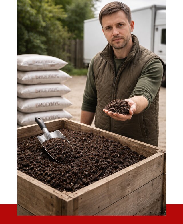 Купить биогумус в Рузаевке с доставкой от 8813 р. за куб | ПРОНЕРУДРзв