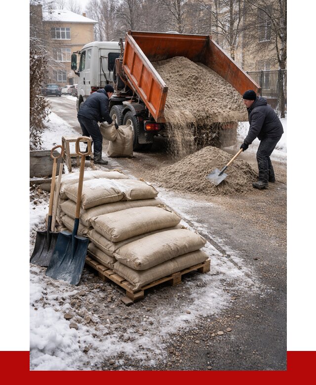 Противогололедные материалы оптом в Рузаевке от 4355 р. | ПРОНЕРУДРзв