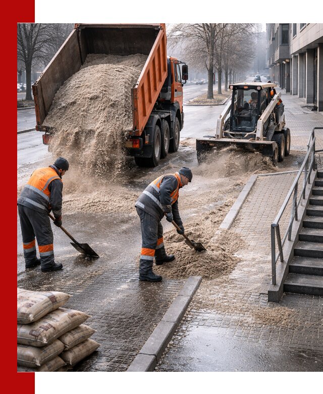 Поставка противогололедных материалов в Рузаевке