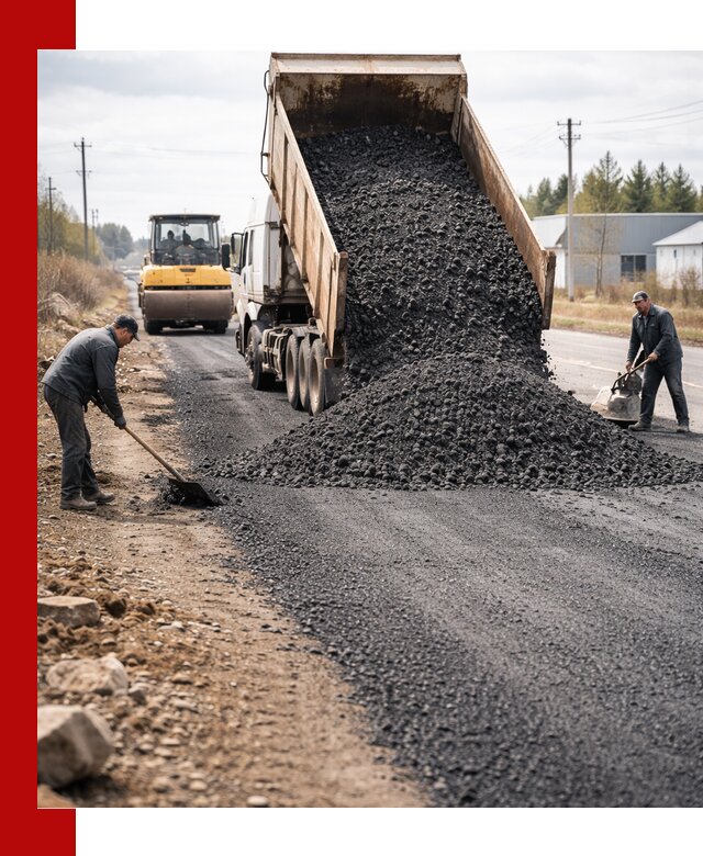 Асфальтовая крошка для дорог в Рузаевке — поставка и доставка