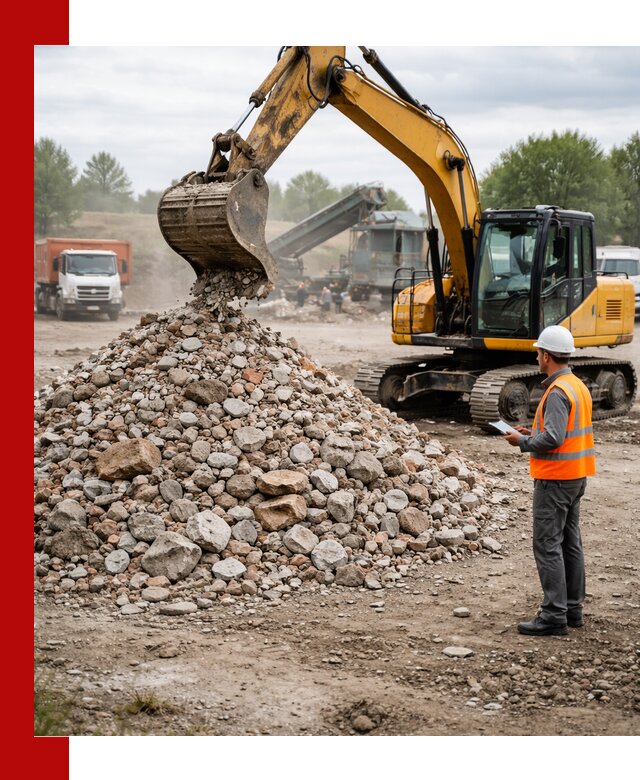 Доставка и вывоз строительного боя в Рузаевке