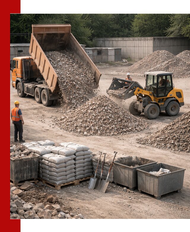 Вторичные материалы для отсыпки в Рузаевке — поставка и доставка