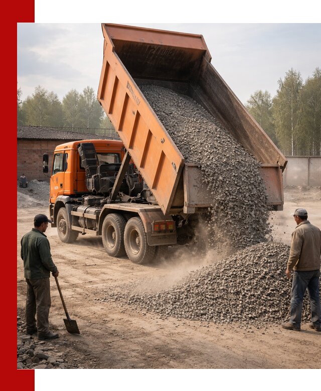 Доставка самосвалом 20 м3 в Рузаевке быстро и надежно