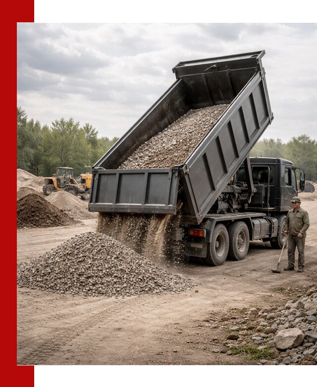 Доставка самосвалом 30 м3 по выгодным ценам в Рузаевке