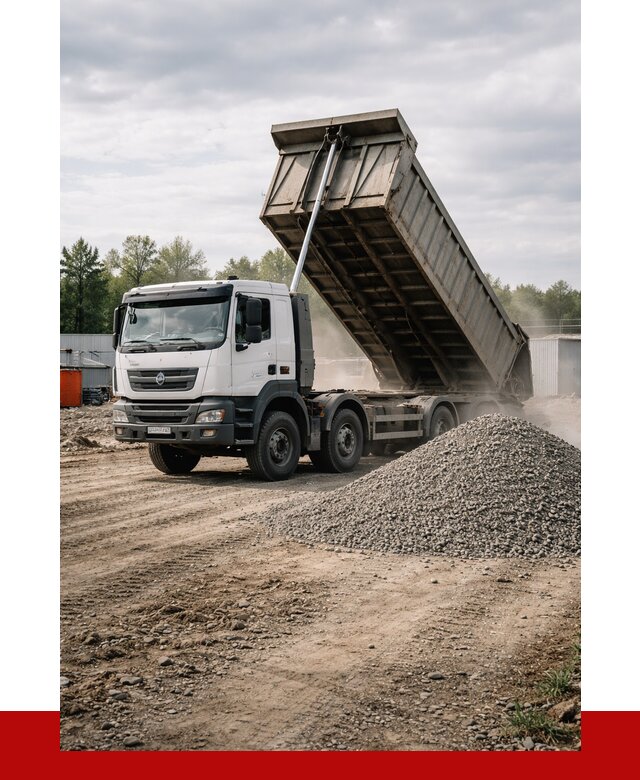 Доставка самосвалом 40 кубов в Рузаевке от 9331 р. | ПРОНЕРУДРзв