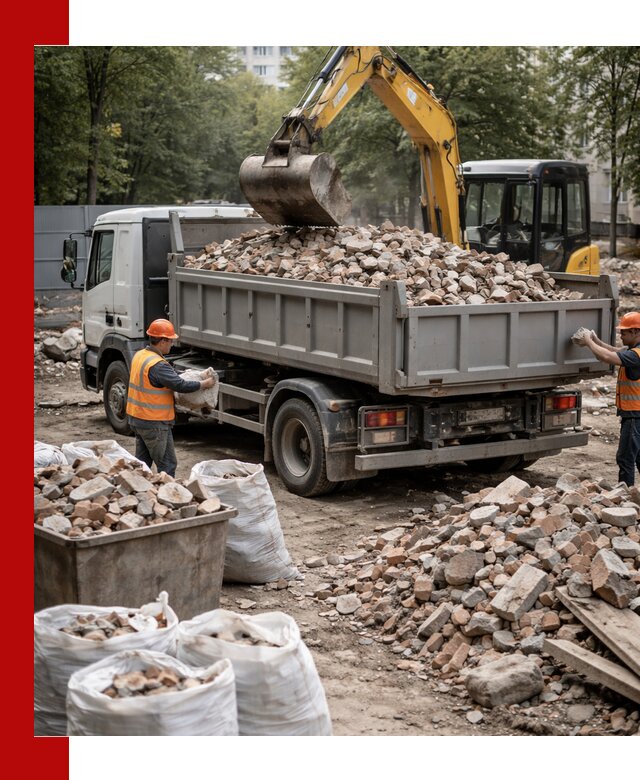 Вывоз строительного мусора в Рузаевке с самосвалами и контейнерами