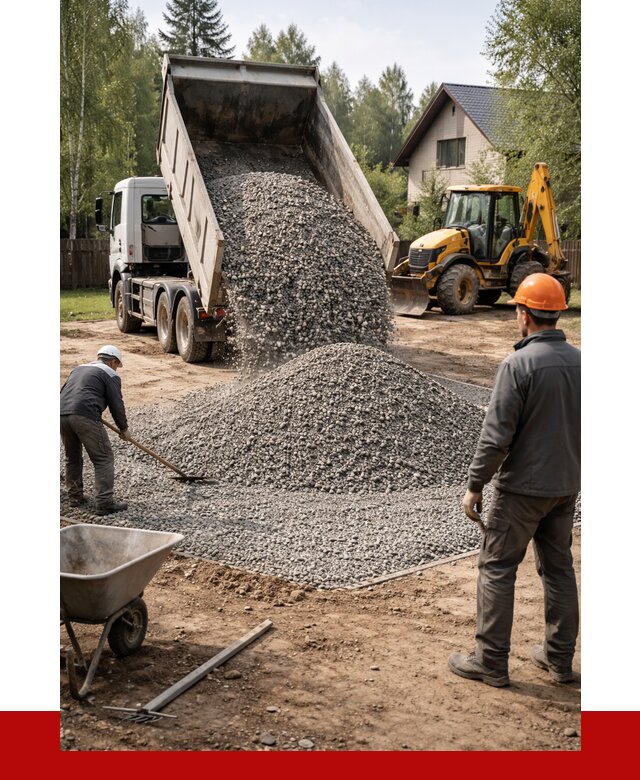 Отсыпка участка щебнем в Рузаевке от 6739 р. ПРОНЕРУДРзв