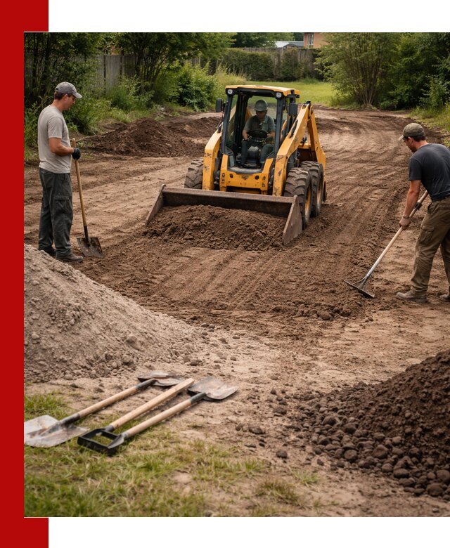 Планировка участка грунтом с вывозом и доставкой в Рузаевке