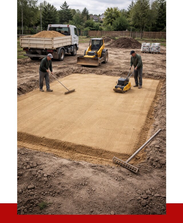 Устройство песчаной подушки в Рузаевке от 4666 р. ПРОНЕРУДРзв